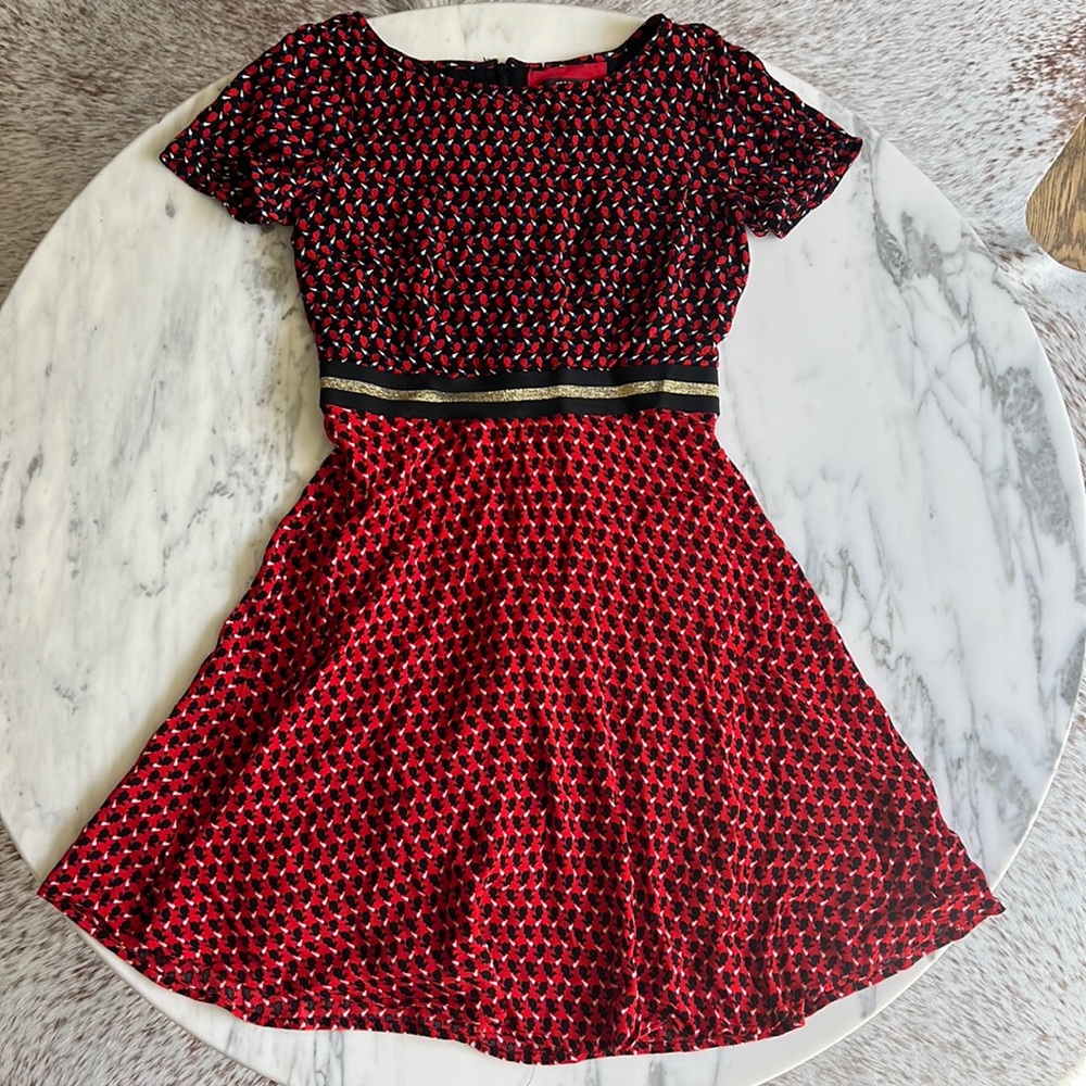 Anthropologie Amici Colorblocked short sleeve Dress size 2